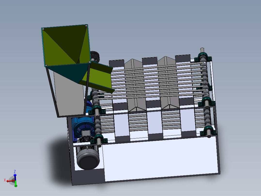 轨道式圆形果蔬分级机设计