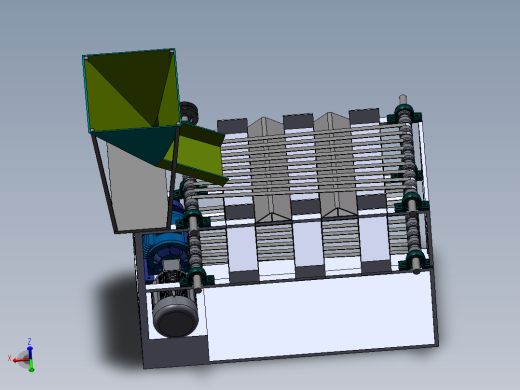 轨道式圆形果蔬分级机设计