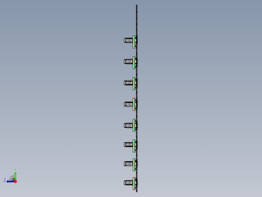 提升机设备与轨道运输车组合模拟右视缩略图