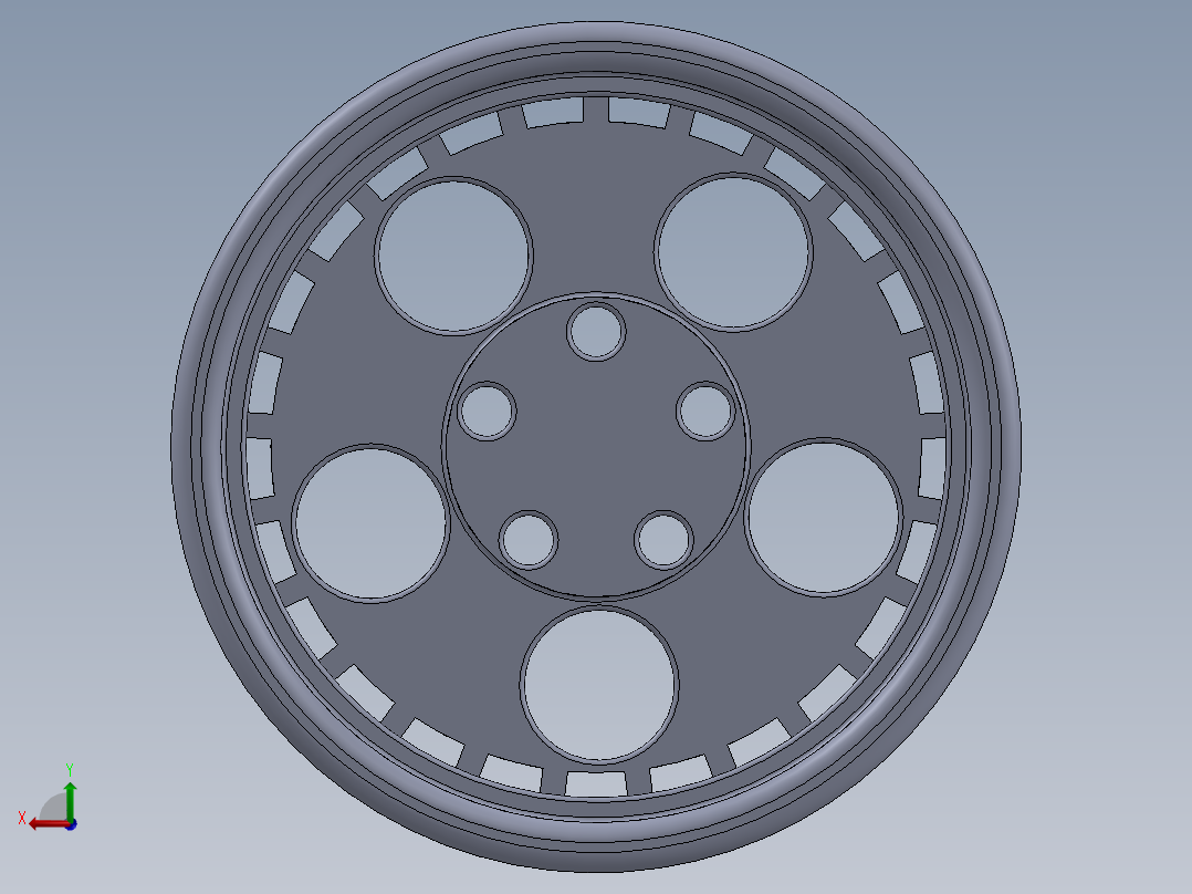 轮毂、轮胎(18)后视图