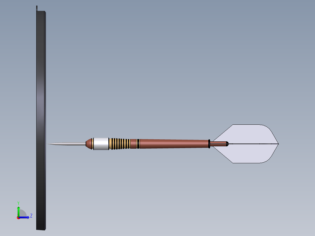 飞镖箭靶2左视图