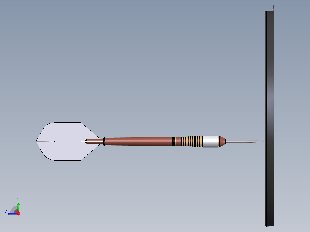 飞镖箭靶2右视图