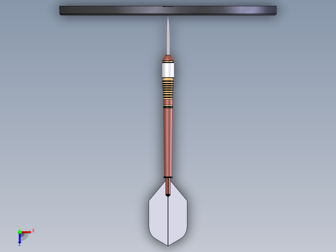 飞镖箭靶2俯视图