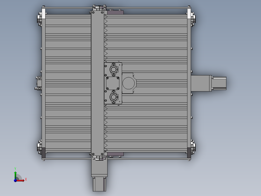 迷你CNC 3轴前视图