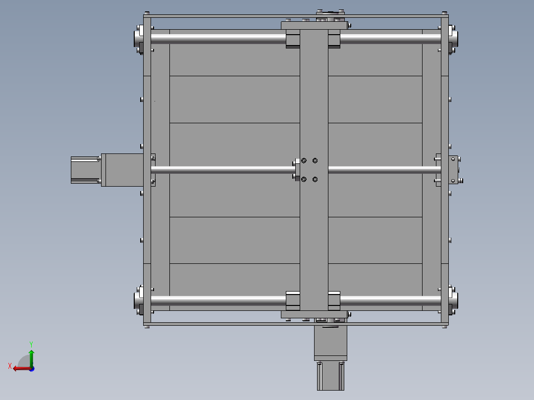 迷你CNC 3轴后视图