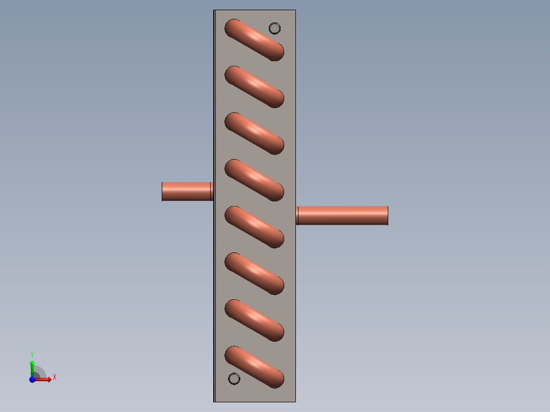 散热器(26)前视图