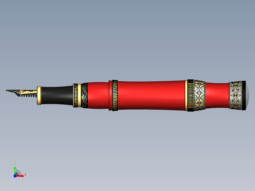 B3004598-奢华钢笔前视缩略图