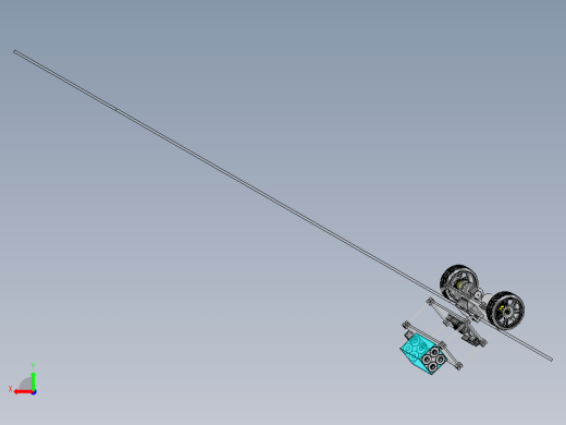 自平衡机器人SolidWorks设计附3dxml后视缩略图