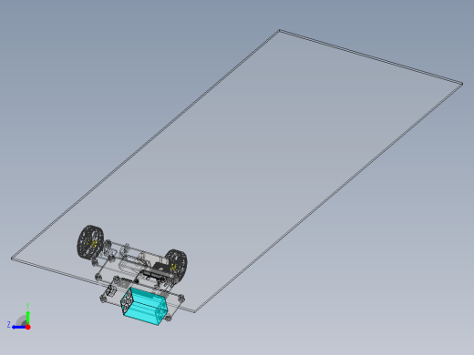 自平衡机器人SolidWorks设计附3dxml右视缩略图