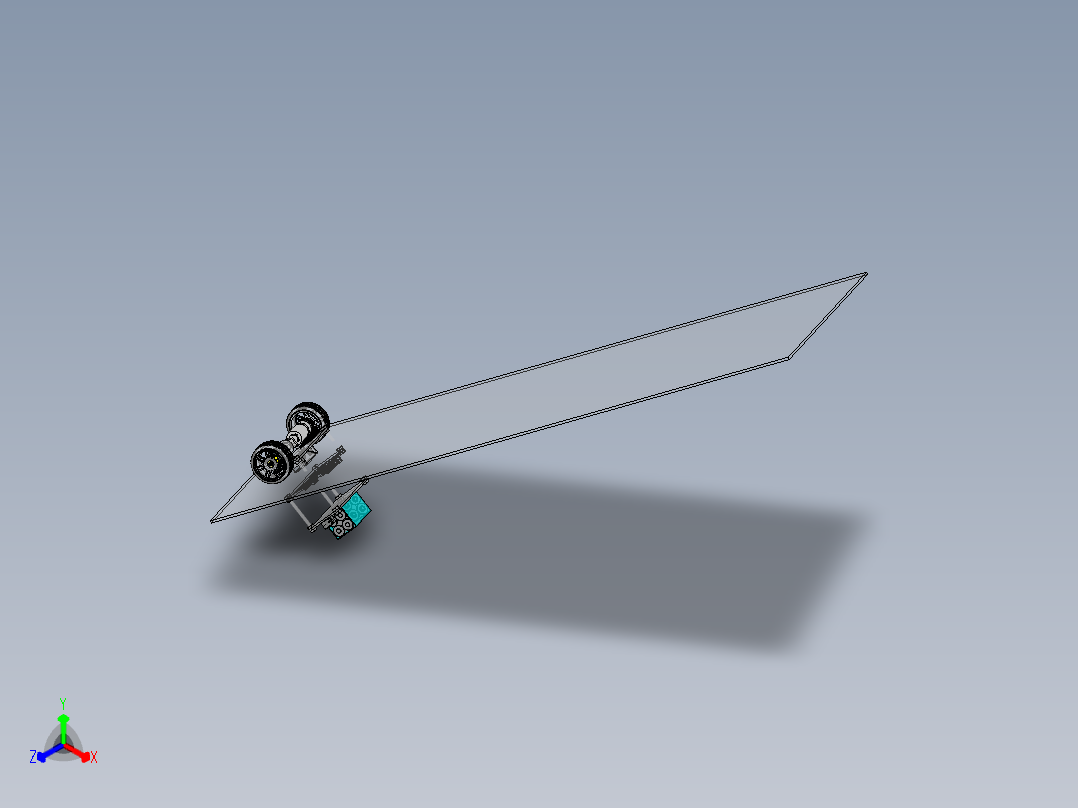 自平衡机器人SolidWorks设计附3dxml正等轴测图
