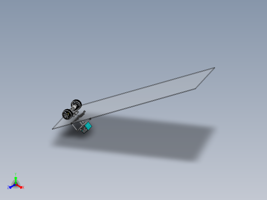 自平衡机器人SolidWorks设计附3dxml正等轴测缩略图
