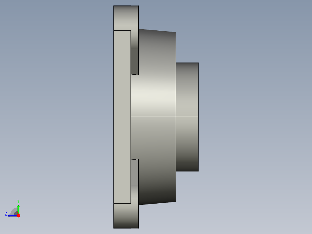 带座轴承UCF210-TR d=50右视图
