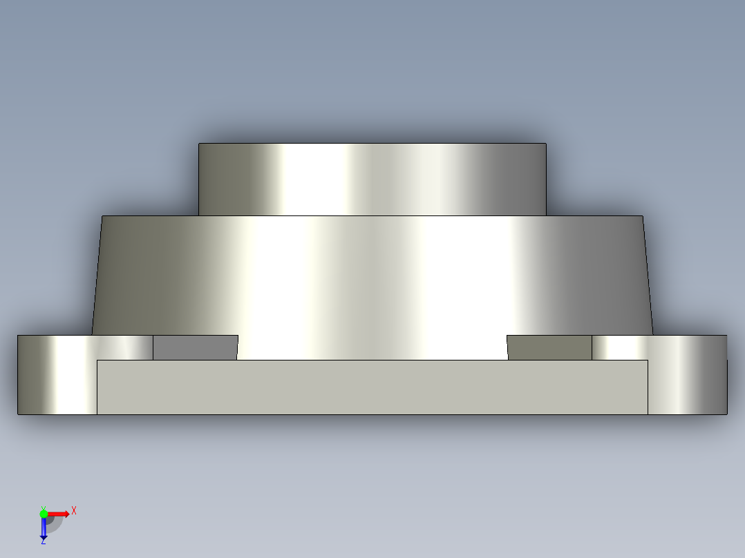 带座轴承UCF210-TR d=50俯视图