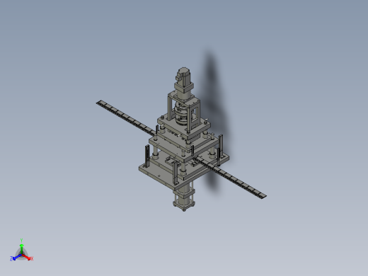 3冲坑机构------总装