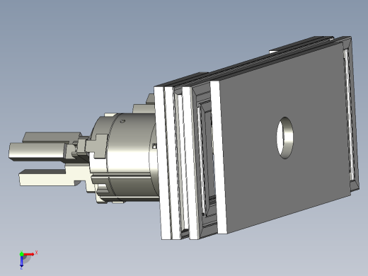 气动夹爪组件一抓2俯视缩略图