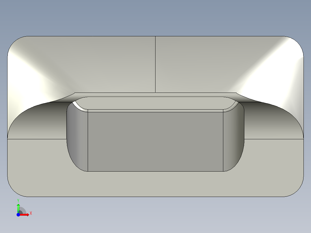 下机架-AP-183-4(嵌入式把手前视图