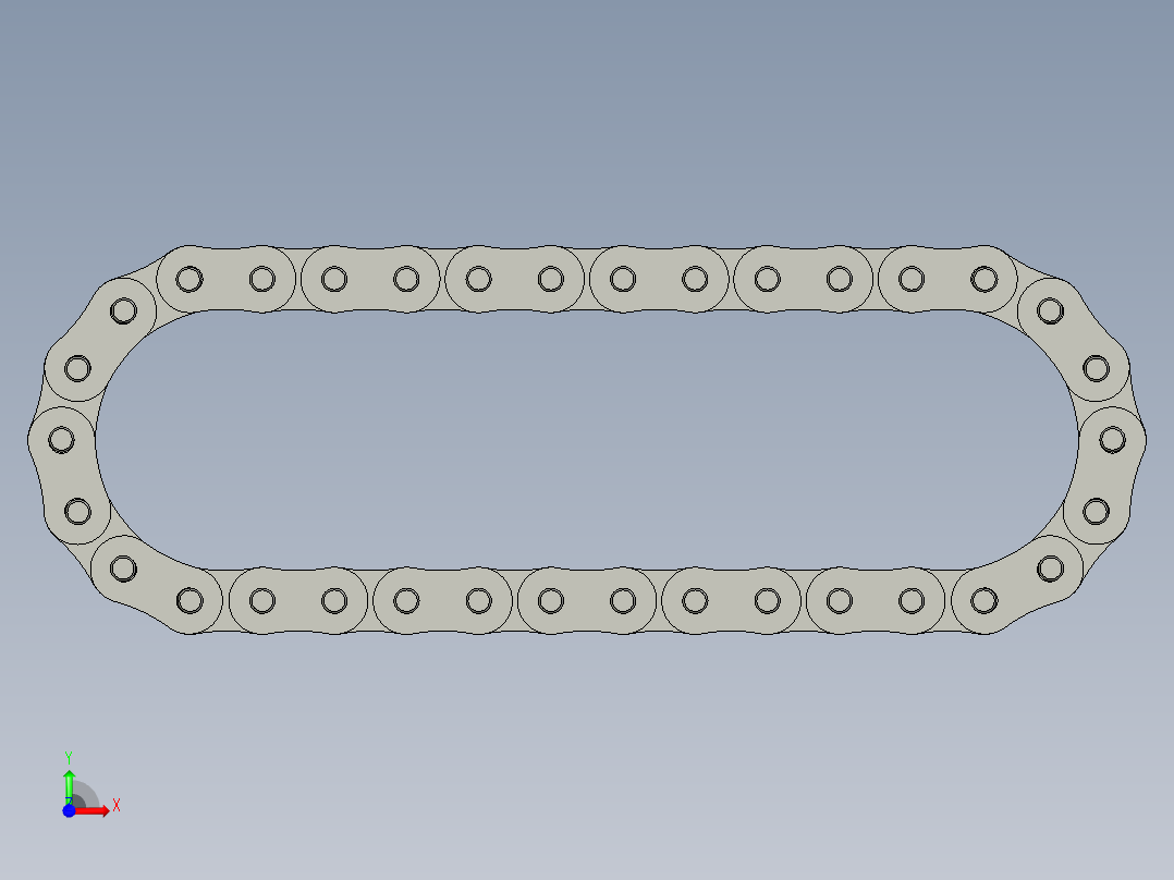 行李箱自动组装生产线设计-08B14齿链轮与链轮之间链条间距为88前视图