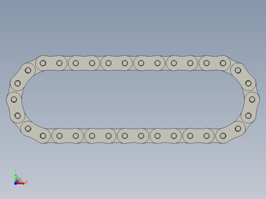 行李箱自动组装生产线设计-08B14齿链轮与链轮之间链条间距为88前视缩略图