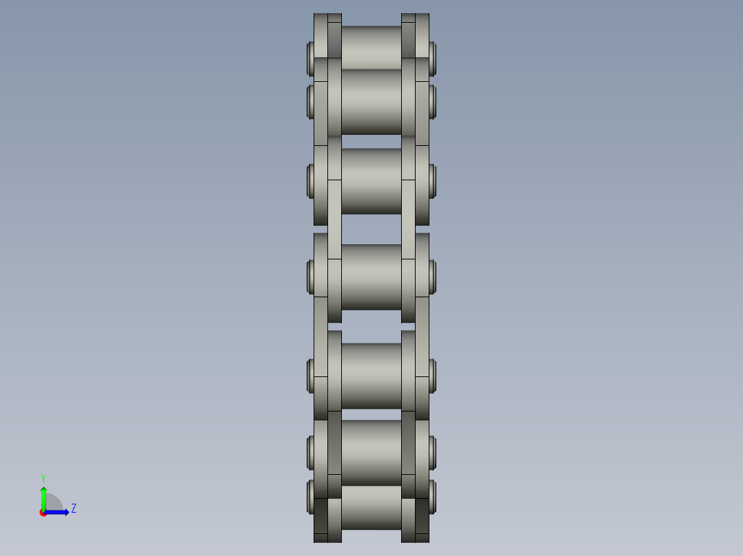 行李箱自动组装生产线设计-08B14齿链轮与链轮之间链条间距为88左视图