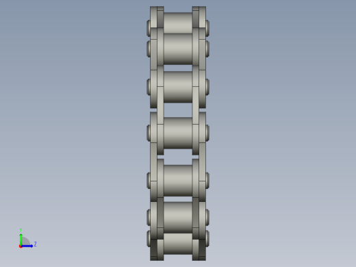 行李箱自动组装生产线设计-08B14齿链轮与链轮之间链条间距为88左视缩略图