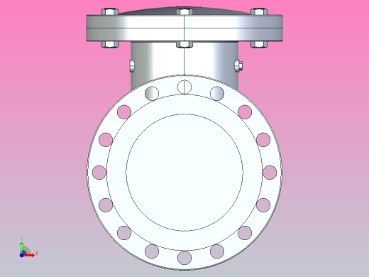 H44H-64钢制旋启式止回阀[H44H-64]400前视缩略图