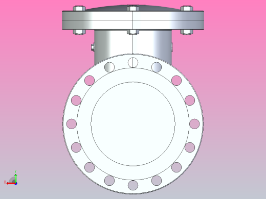 H44H-64钢制旋启式止回阀[H44H-64]400后视缩略图