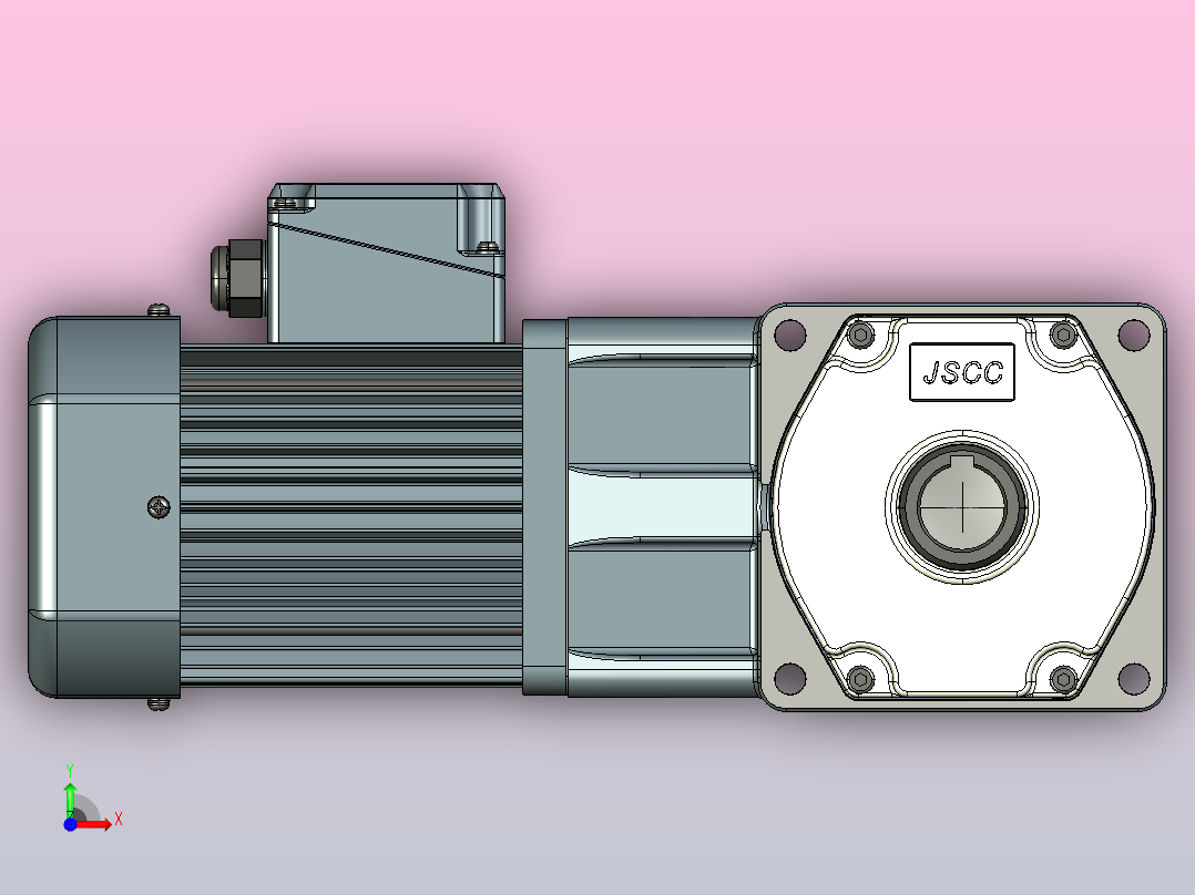 标准电机s250rc-L前视图