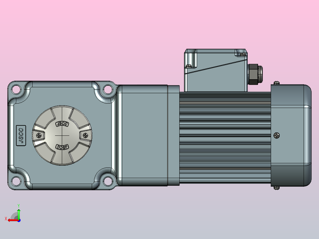 标准电机s250rc-L后视图