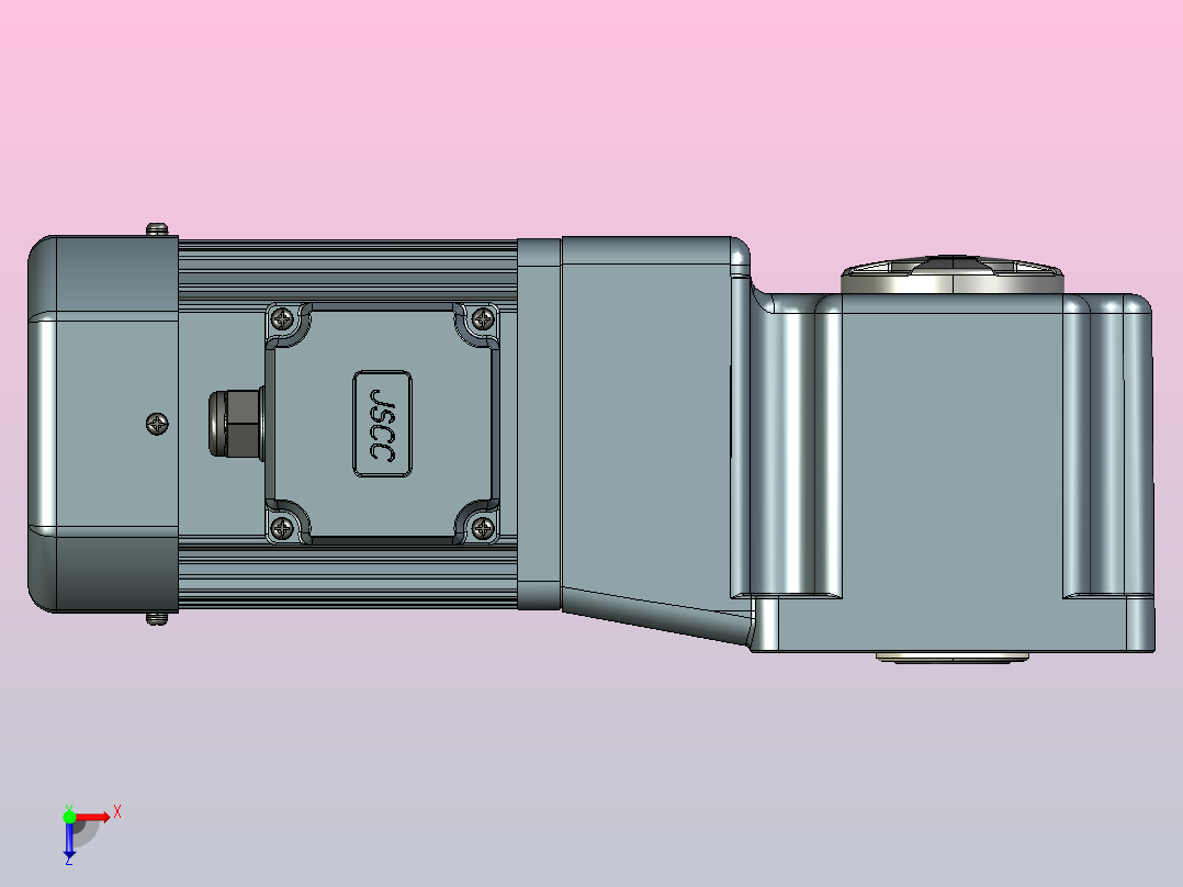 标准电机s250rc-L俯视图