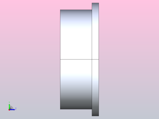 法兰轴承6 x 22 x 7 mm左视缩略图