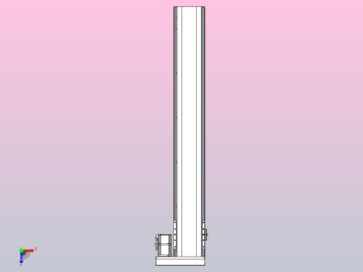 日规模组半封闭丝杆TPA-HNR-140D-2010C-L900-ML-Y-P40-N3俯视缩略图