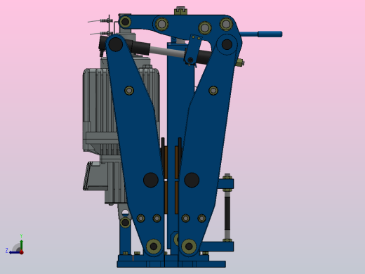YP41系列电力液压盘式制动器YP41-4500-1000×30-ⅡB-CL.RL.WL.HL右视缩略图