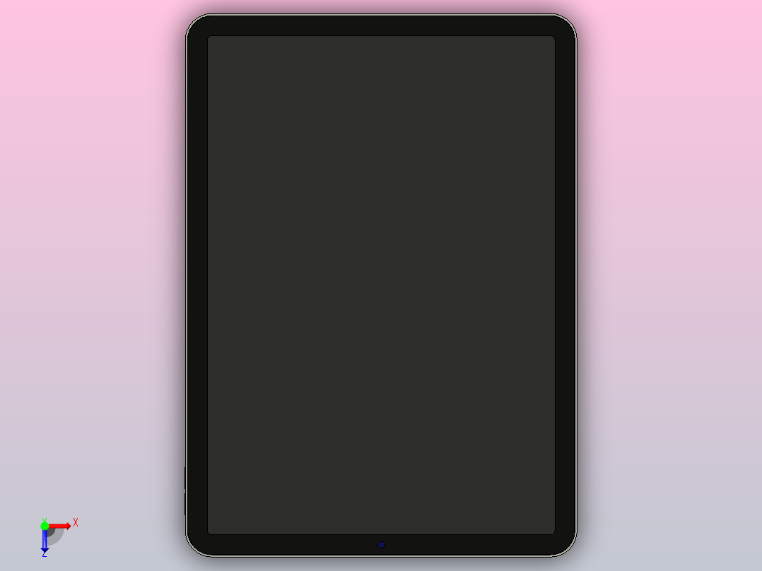 苹果iPad Air俯视图