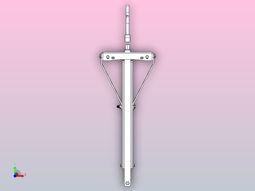 停车支撑架前视缩略图