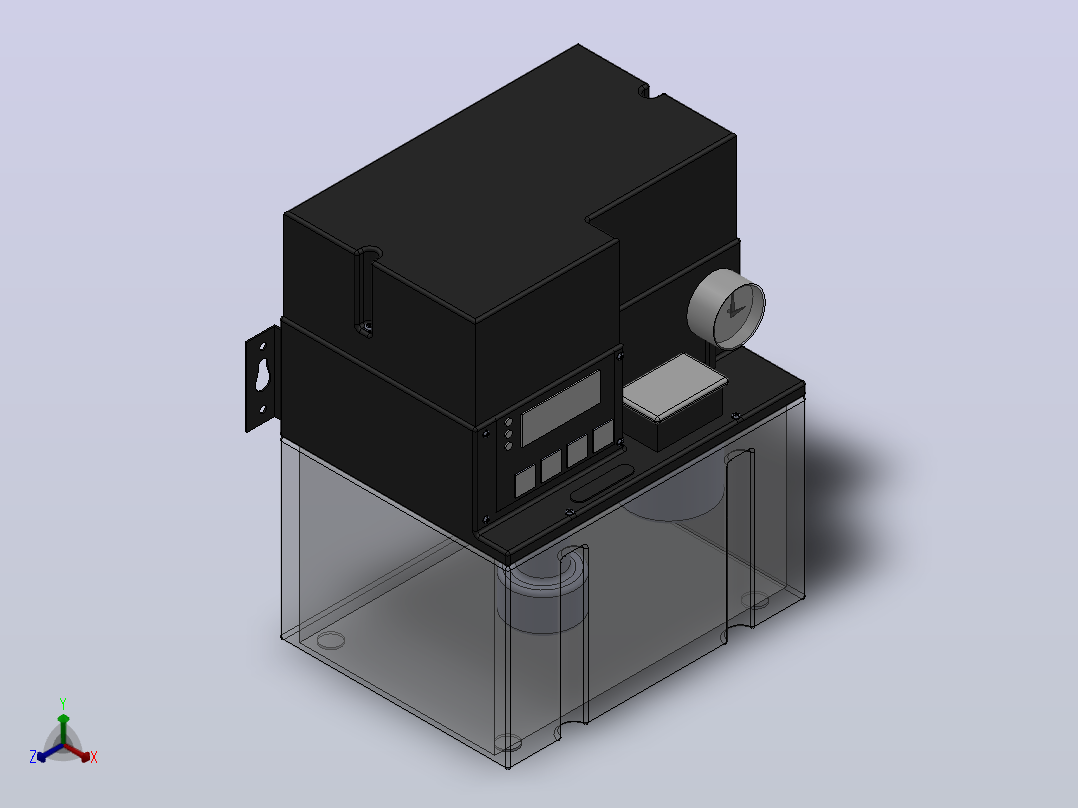 VERSAⅢ型电动润滑泵[VERSAⅢ]正等轴测图