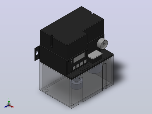 VERSAⅢ型电动润滑泵[VERSAⅢ]正等轴测缩略图