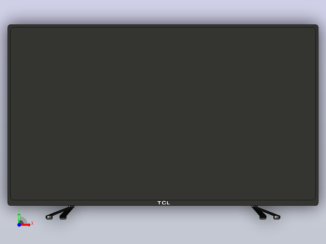 TCL 50英寸P615液晶电视 型号L50P615前视图