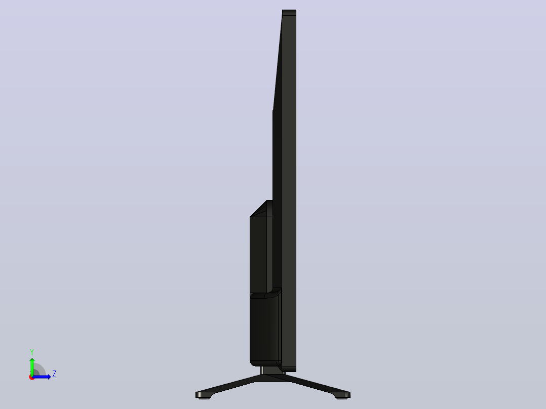 TCL 50英寸P615液晶电视 型号L50P615左视图