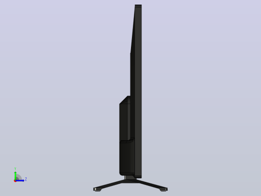 TCL 50英寸P615液晶电视 型号L50P615左视缩略图