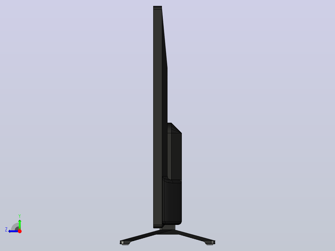 TCL 50英寸P615液晶电视 型号L50P615右视图