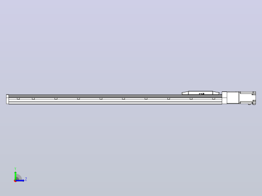 滚珠丝杠直线轴内置导轨TPA-GCR-170-2510C-L1150-M-M75-N3左视缩略图