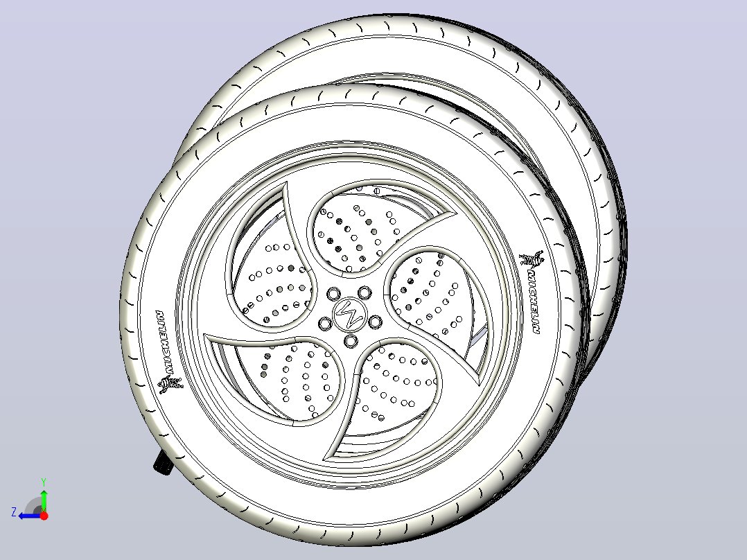 齿轮齿条式转向系统3D模型图纸右视图