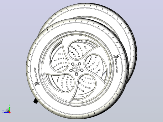 齿轮齿条式转向系统3D模型图纸右视缩略图