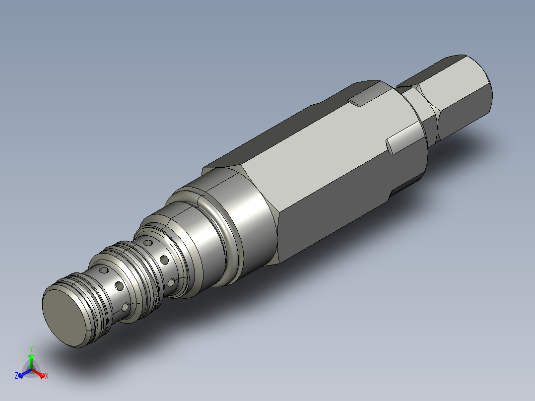 伊顿液压元件PSV2-8-C正等轴测图