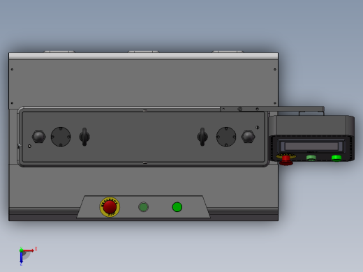 双柱1吨拉力试验机 俯视缩略图