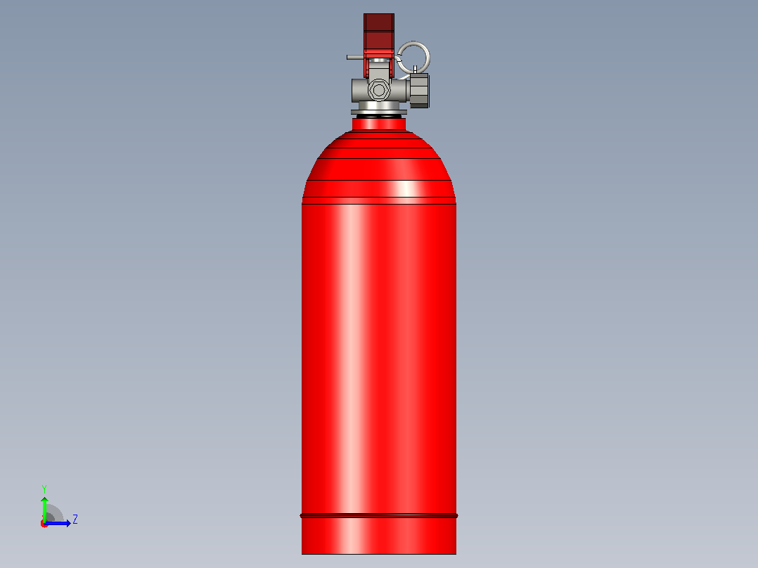 灭火器DCP左视图
