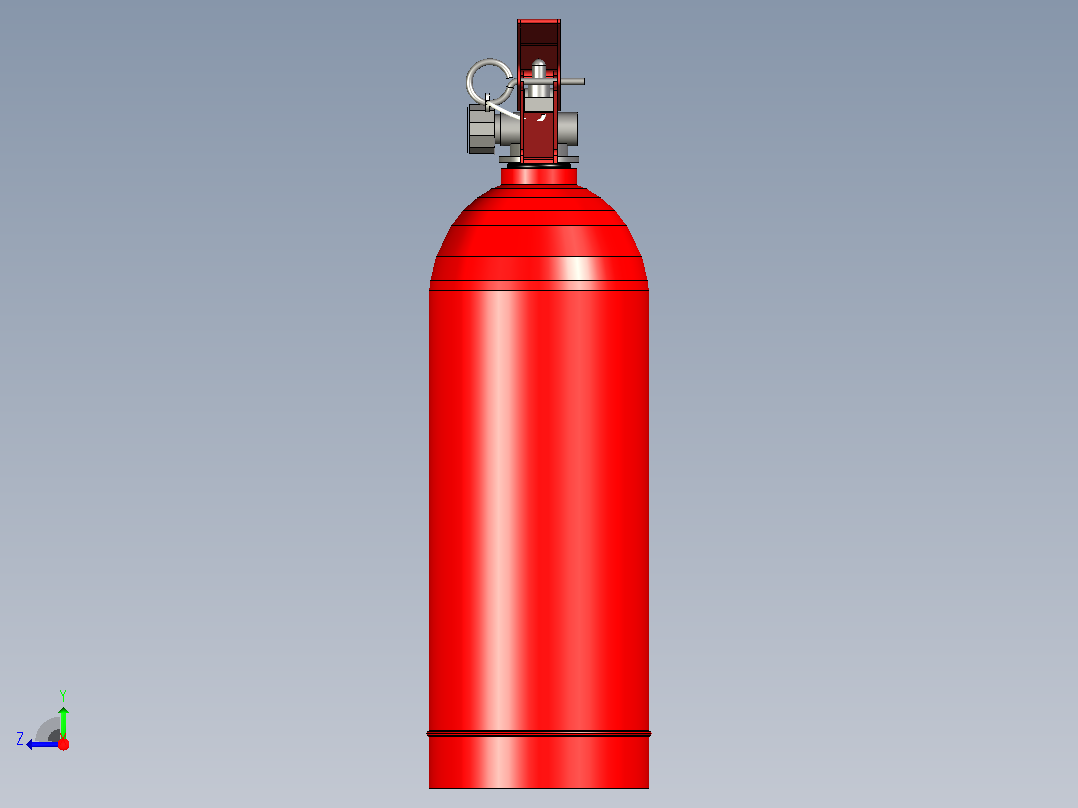 灭火器DCP右视图