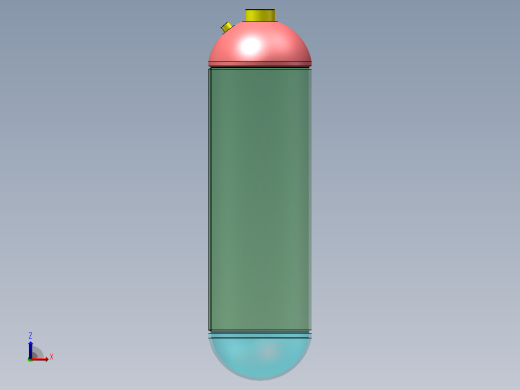 气瓶焊接工艺设计（10MPa）(SW+CAD+说明书)