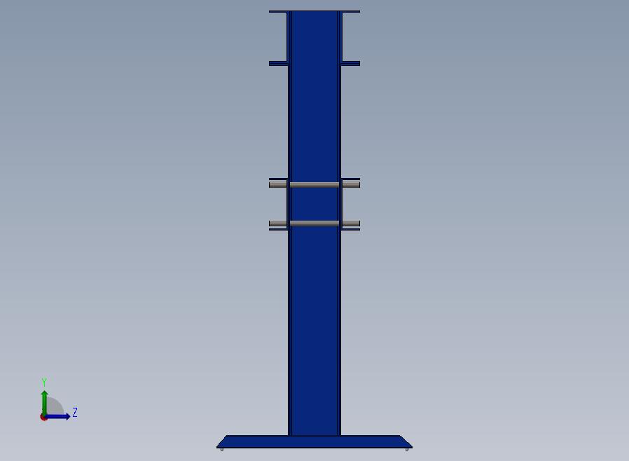 A32-压瓶机（一种非简单的冲压设备）左视图