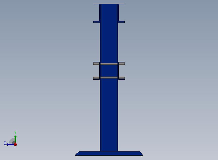 A32-压瓶机（一种非简单的冲压设备）右视图